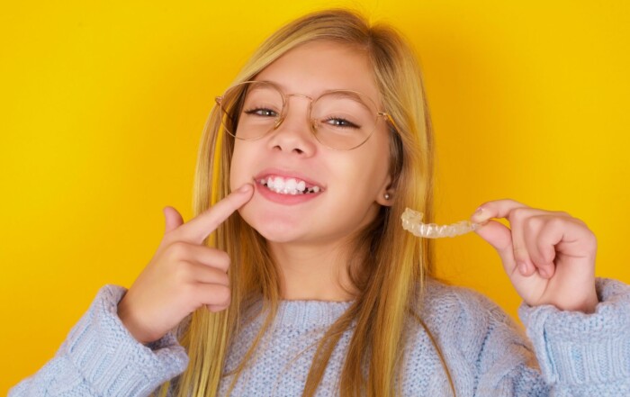 allineatori trasparenti bambini
